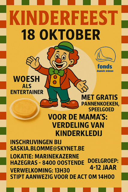 Kinderfeest 18 Oktober '25